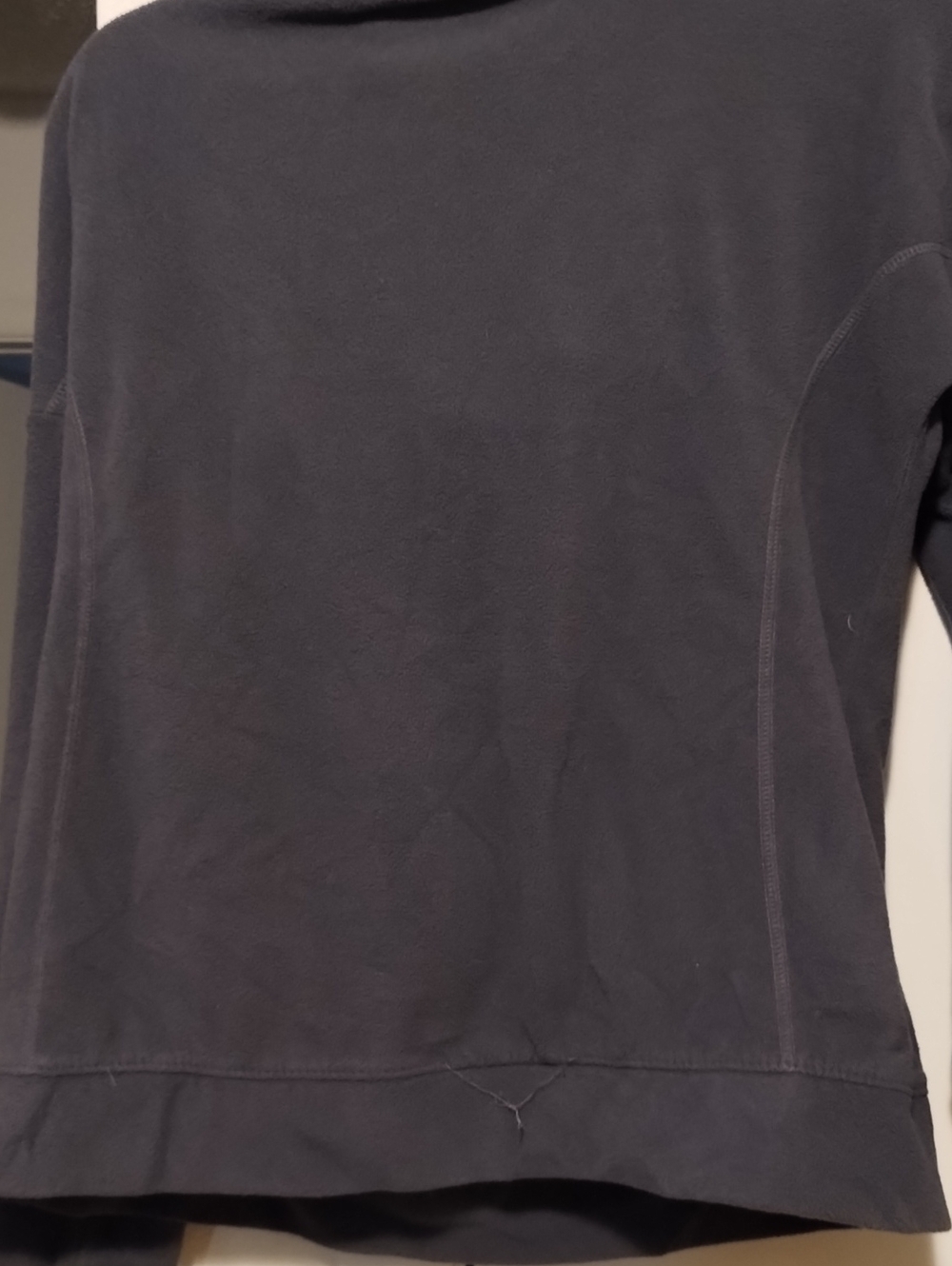Old Navy Black Cowl-Neck Hoodie Micro Fleece with Drawcords - Picture 6 of 6